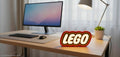 Letrero luminoso de LEGO