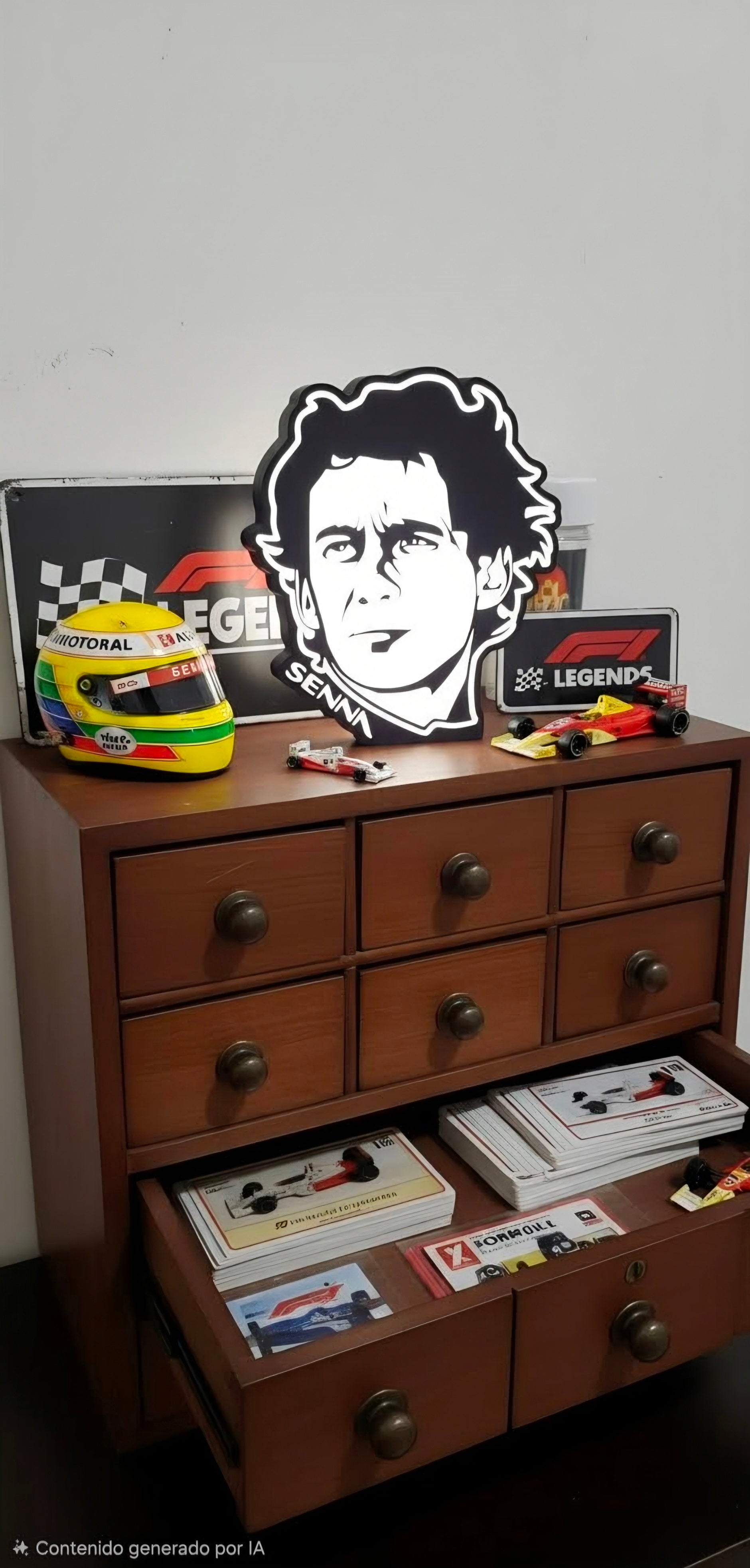 Letrero luminoso de Senna